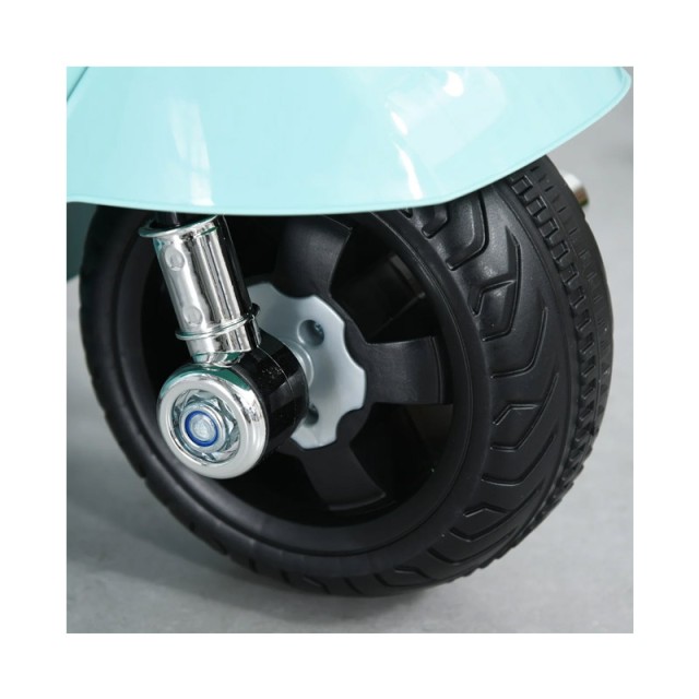 Ηλεκτροκίνητη Μηχανή Vespa 6 V Χρώματος Mint HOMCOM 370-138GN