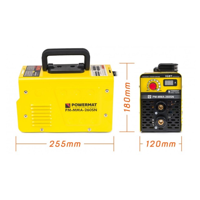 Ηλεκτροκόλληση Inverter 260A 230V IGBT POWERMAT PM-MMA-260SN