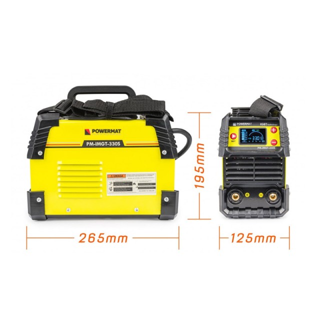 Ηλεκτροκόλληση Inverter 330A 230V IGBT MMA / LIFT-TIG POWERMAT PM-I...