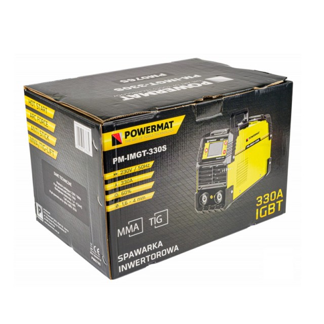 Ηλεκτροκόλληση Inverter 330A 230V IGBT MMA / LIFT-TIG POWERMAT PM-I...