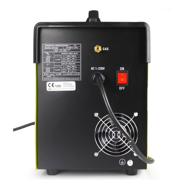 Schweißinverter IGBT 250A LCD 230V MIG / MAG / FCAW / MMA / WIG MAR-POL M79365