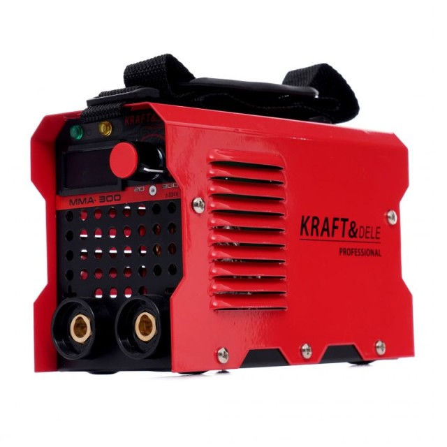 Ηλεκτροκόλληση Inverter IGBT PWM 300A 230V Χρώματος Κόκκινο Kraft&Dele KD-1864