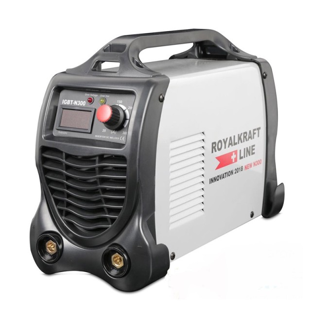 Ηλεκτροκόλληση Inverter LCD 300Α Digital Νέο Μοντέλο 2019 RoyalKraf...