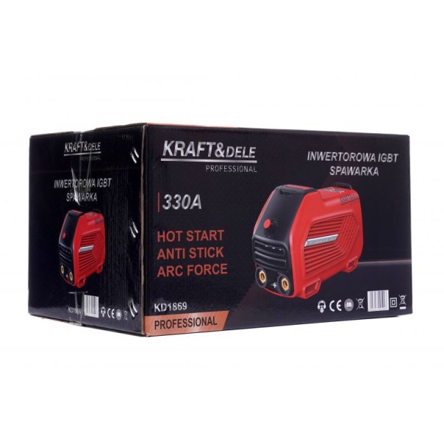 Ηλεκτροκόλληση Inverter MMA 330A IGBT PWM 220V Kraft&Dele KD-1869
