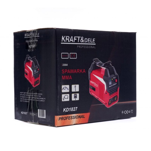 Ηλεκτροκόλληση Inverter MMA IGBT 330A LCD Kraft&Dele KD-1827