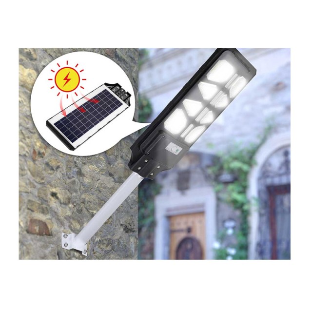 Ηλιακός LED Προβολέας με Αισθητήρα Κίνησης και Τηλεχειριστήριο 120 W Bakaji 8054143007992