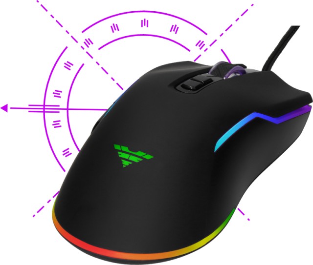 Ενσύρματο Οπτικό Ποντίκι Gaming με 7 Πλήκτρα 12400 DPI RGB Condor Classic Preyon PCC27B