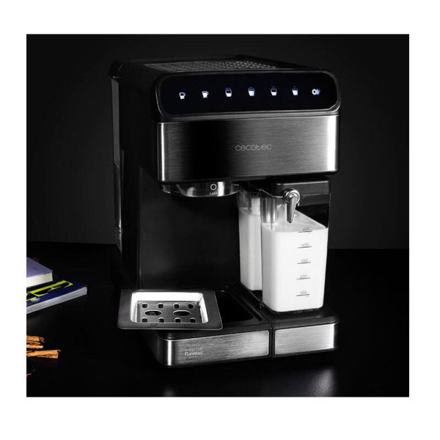 Ημιαυτόματη Καφετιέρα Espresso - Μαύρο / Ιnox Power Instant-ccino 2...