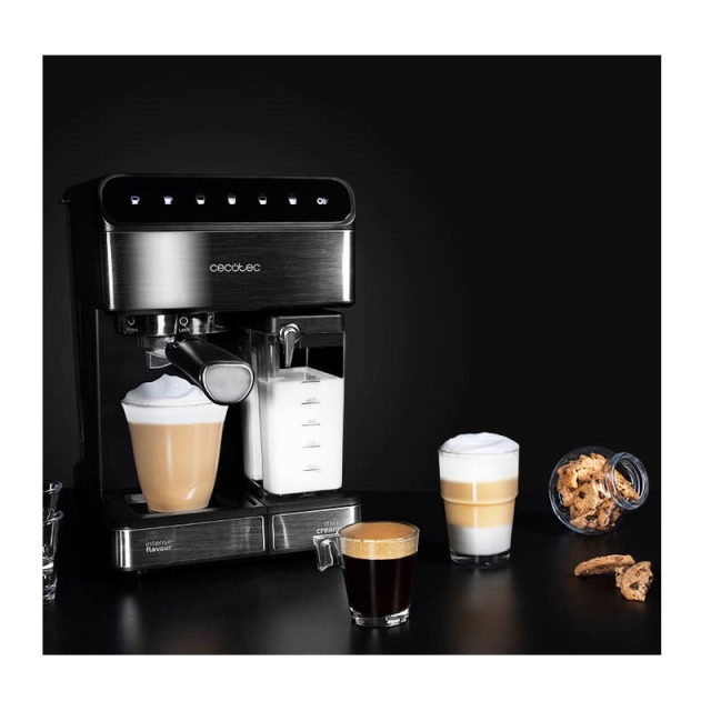 Ημιαυτόματη Καφετιέρα Espresso Power Instant-ccino 20 Touch Serie Nera 20 Bar Χρώματος Μαύρο Cecotec CEC-01558