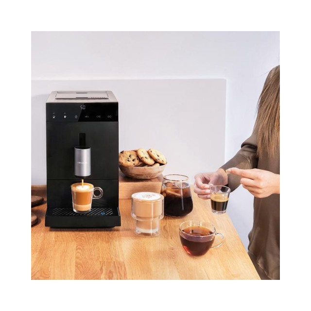 Υπεραυτόματη Καφετιέρα Espresso Cremmaet Compact 19 Bar με Μύλο Άλεσης Καφέ Cecotec CEC-01636