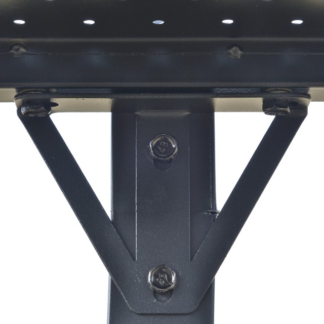 Outsunny Garden Gazebo για BBQ BBQ με οροφή PC και πλαϊνά ράφια, 246x149x230cm, Μαύρο 84C-220