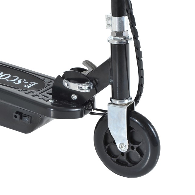 HomCom Electric Scooter με Πτυσσόμενη Σέλα για Παιδιά 120W, Μαύρο A...