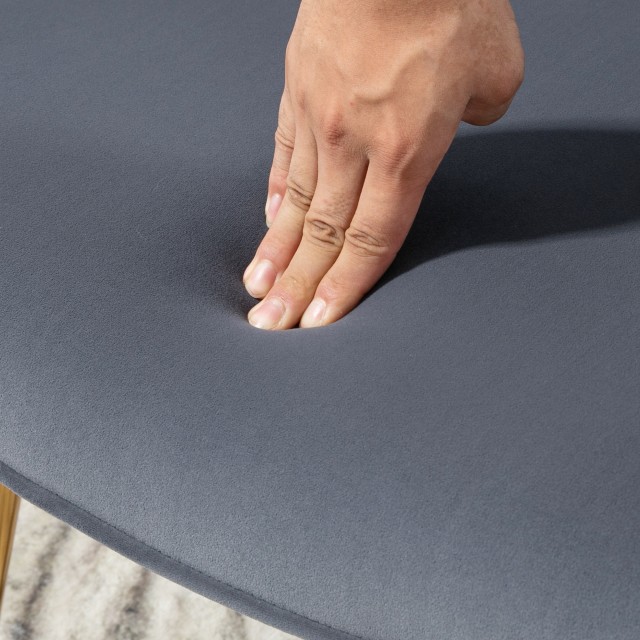 Βελούδινη Πολυθρόνα με Υποπόδιο 71 x 77 x 99 cm HOMCOM 839-778V00CG