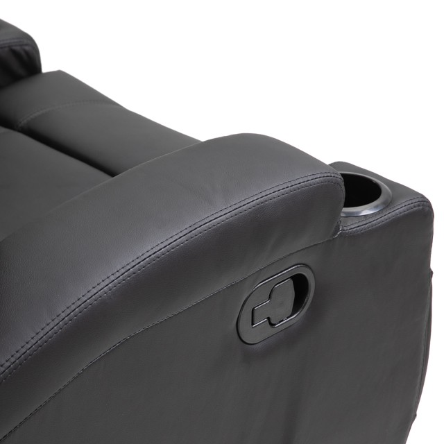 Καρέκλα Μασάζ με 5 Λειτουργίες 84 x 92 x 109 cm HOMCOM 700-029V03BK
