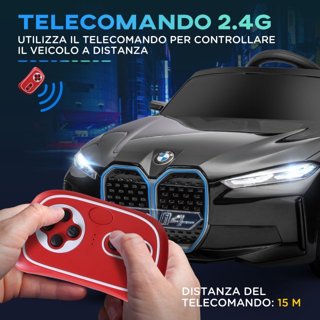 HOMCOM Electric Ride-On Toy Car για παιδιά 3-8 ετών με δίπλωμα BMW ...