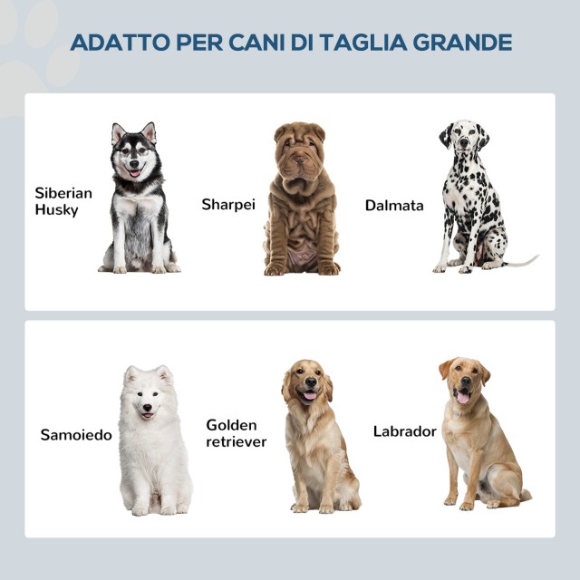 PawHut Raised Dog Bowls με Ντουλάπι 44L και 2 Ατσάλινα Μπολ, 60x30x35,5cm, Λευκό D08-040V00WT