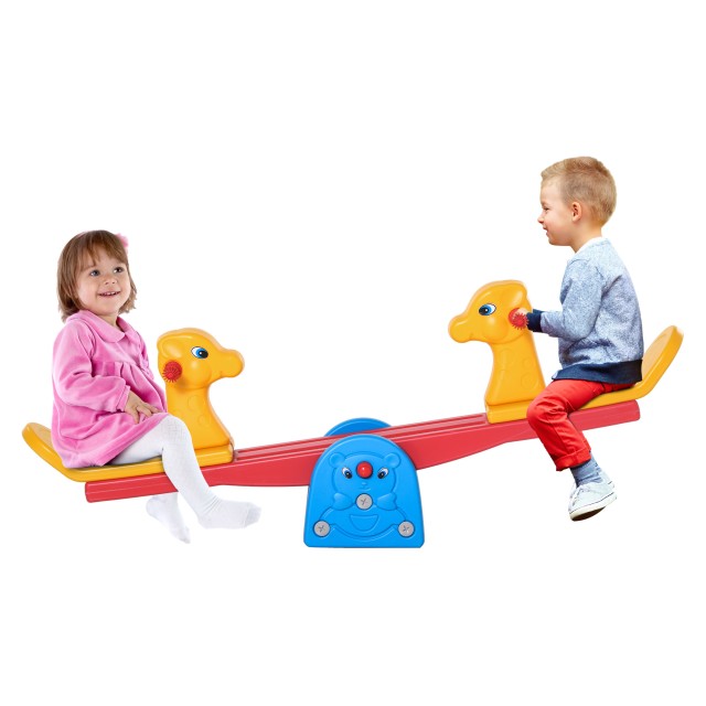 HOMCOM Pivot Swing με αντιολισθητικές λαβές για παιδιά ηλικίας 1-4 ...