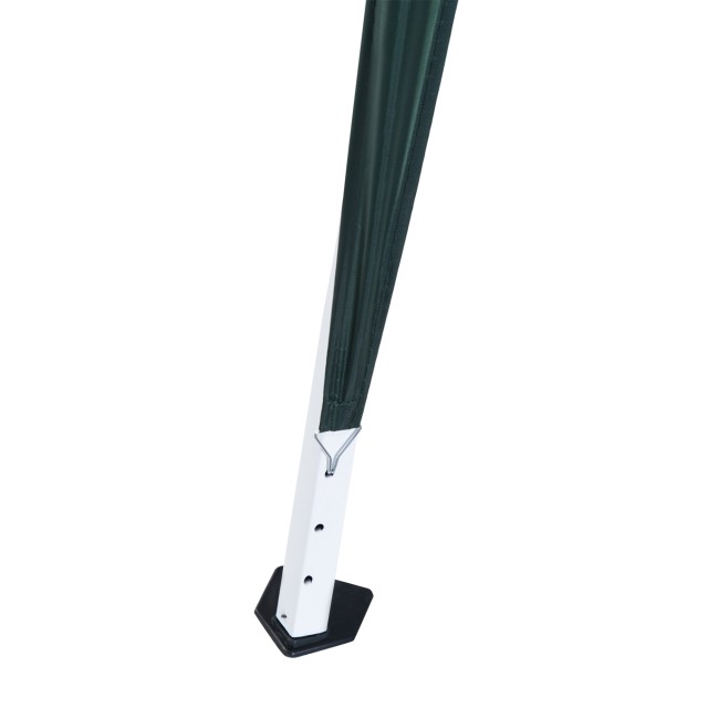 Outsunny Folding Garden Gazebo 3x3m Steel and Polyester, Green 840-159GN
