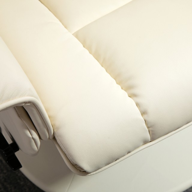 HOMCOM Relax Πολυθρόνα Ανακλινόμενη έως 135° με Περιστρεφόμενο Κάθι...