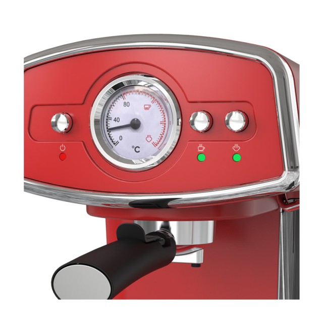 Καφετιέρα Espresso 19 Bar ZEspresso Χρώματος Κόκκινο TurboTronic TT...