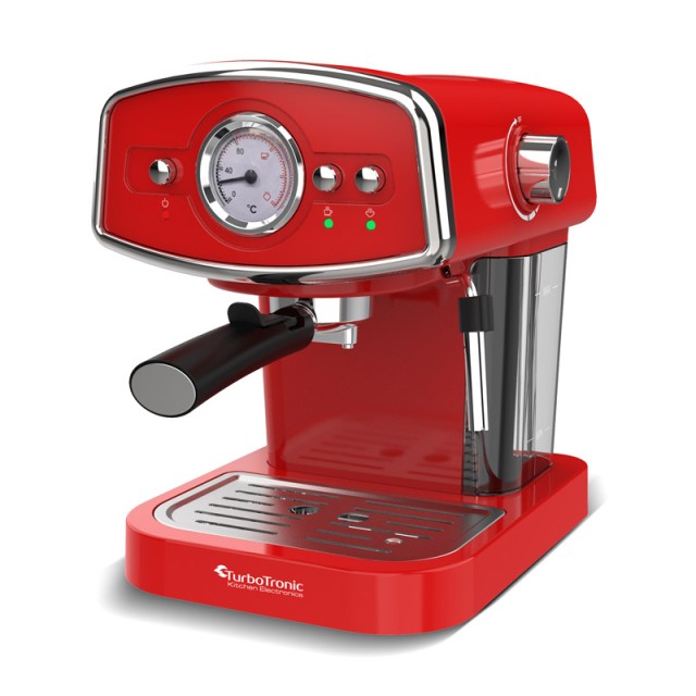 Καφετιέρα Espresso 19 Bar ZEspresso Χρώματος Κόκκινο TurboTronic TT...