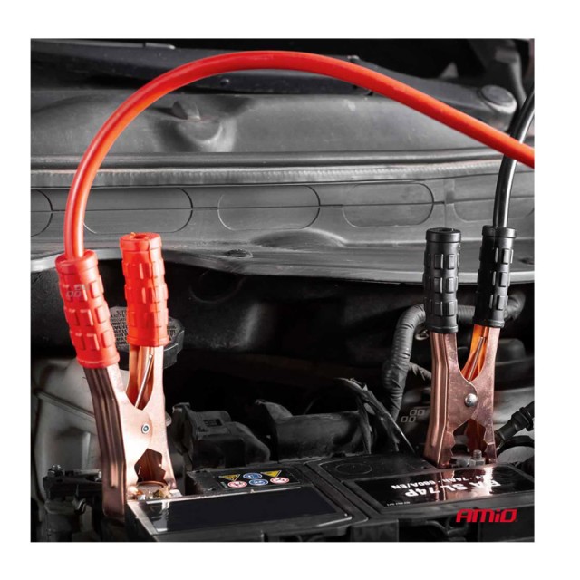 Καλώδια Εκκίνησης Μπαταρίας Αυτοκινήτου 600A 6m AMiO 01340 Καλώδια Εκκίνησης Μπαταρίας Αυτοκινήτου 600A 6m AMiO 01340