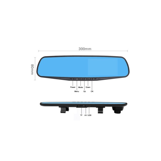 Κάμερα Καθρέπτης Αυτοκινήτου με Οθόνη LCD 4.3 SPM SJ54
