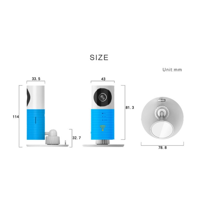 Ασύρματη Κάμερα Clever Dog Wi-Fi CCTV Μπλε R154866