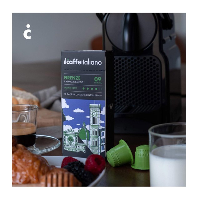 Κάψουλες IL Caffe Italiano Firenze Συμβατές με Μηχανές Nespresso 10...
