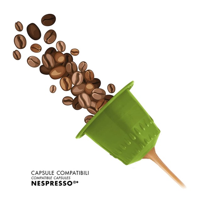 Κάψουλες IL Caffe Italiano Firenze Συμβατές με Μηχανές Nespresso 10...