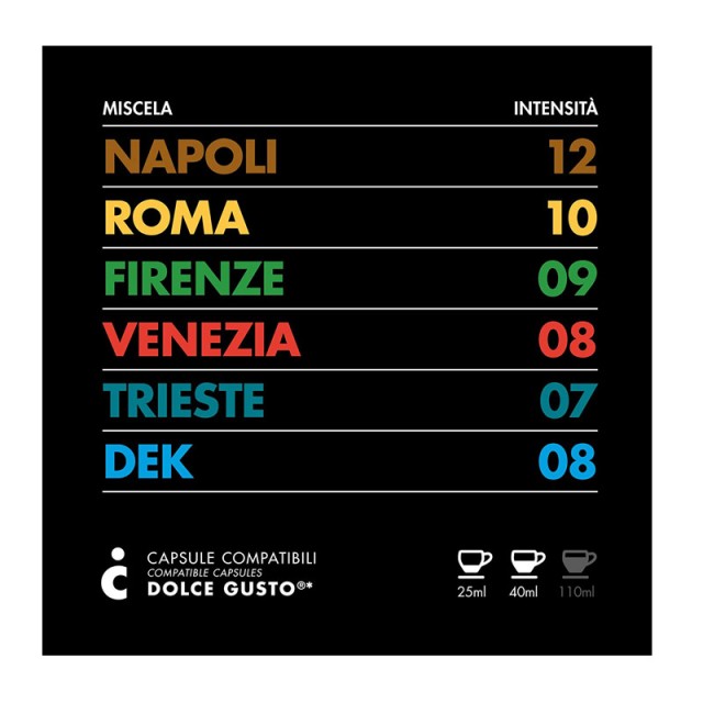 Κάψουλες IL Caffe Italiano Συμβατές με Μηχανές Dolce Gusto 96caps