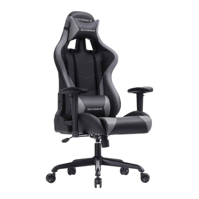 Καρέκλα Gaming 69 x 71 x 128-138 cm Χρώματος Γκρι Songmics RCG42BG