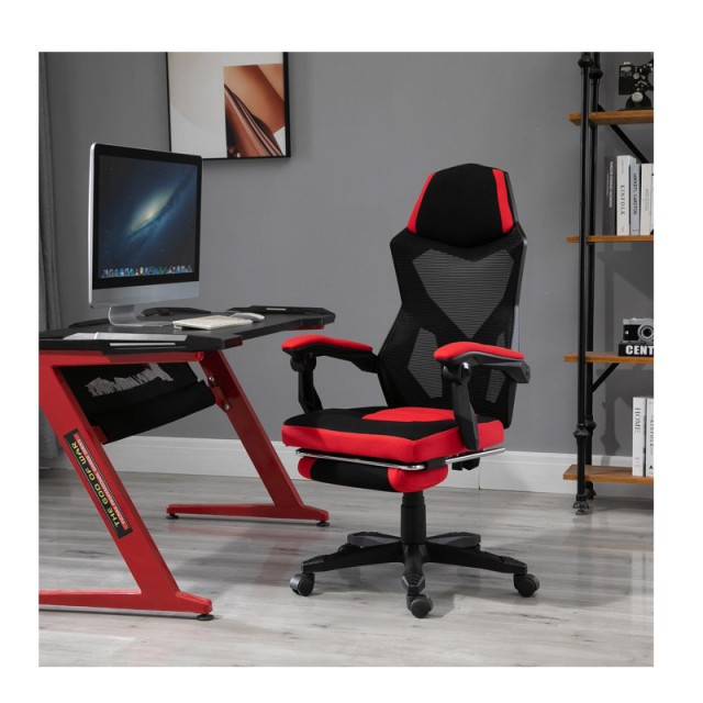 Καρέκλα Gaming με Υποπόδιο 58 x 72 x 108-118 cm Vinsetto 921-233