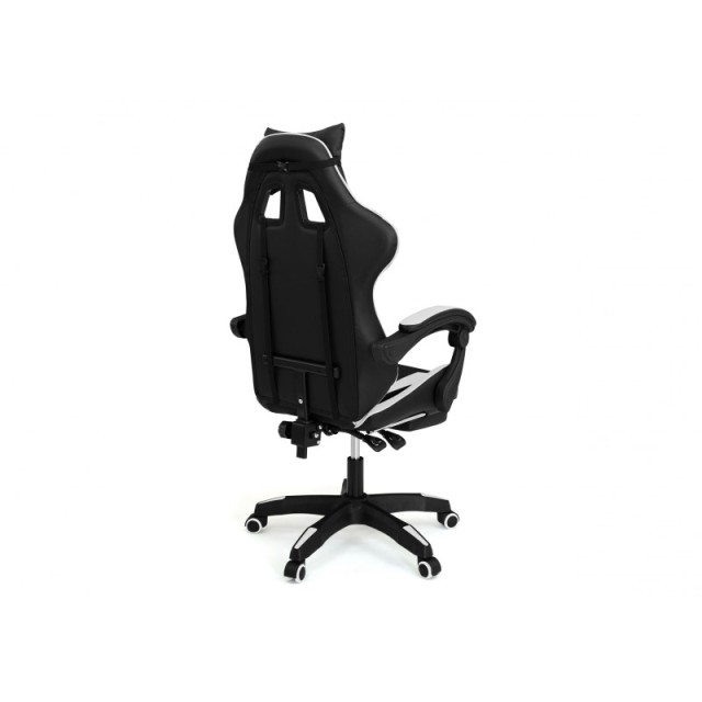 Καρέκλα Gaming με Υποπόδιο 63 x 62 x 114-124 cm Χρώματος Μαύρο Idom...