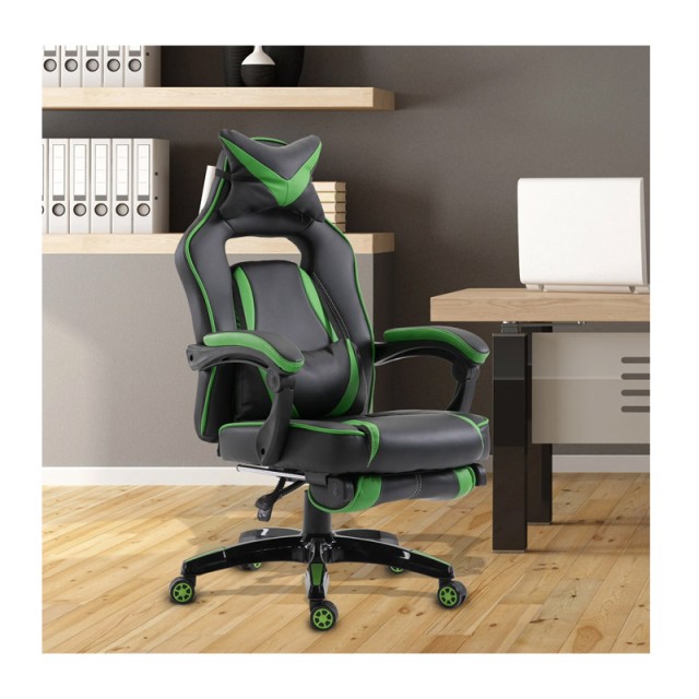 Καρέκλα Gaming με Υποπόδιο 71.5 x 68 x 114-123.5 cm Vinsetto 921-120GN