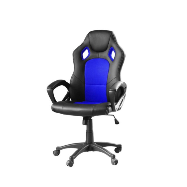 Καρέκλα Gaming Χρώματος Μπλε Hoppline HOP1000870-2