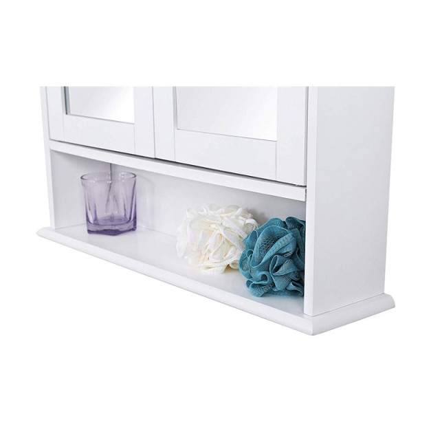 Καθρέπτης Μπάνιου με Ντουλάπι 56 x 13 x 58 cm Songmics LHC002