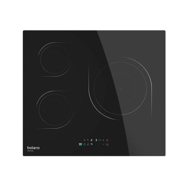 Κεραμική Εστία Αυτόνομη 59 x 52 x 6.2 cm Bolero Squad I 3000 Cecotec CEC-02502