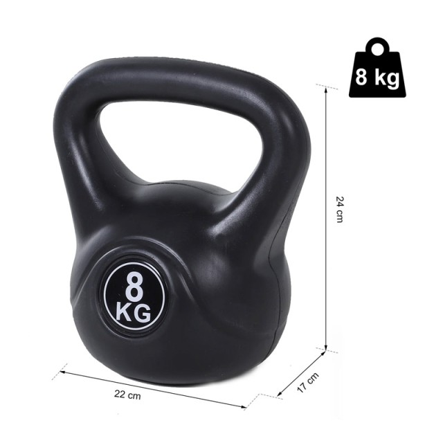 Kettlebell 8 Kg HOMCOM A91-076