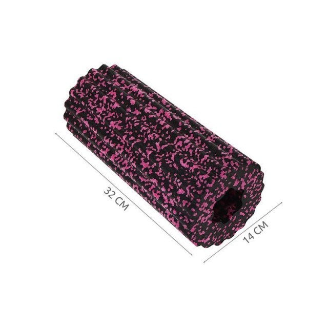 Κύλινδρος για Μασάζ και Γιόγκα Foam Roller Χρώματος Ροζ SPM 8680