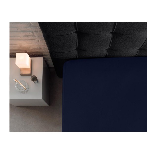 King Size Σεντόνι Jersey με Λάστιχο 190 x 200 x 30 cm Χρώματος Μπλε Dreamhouse 8720105600579