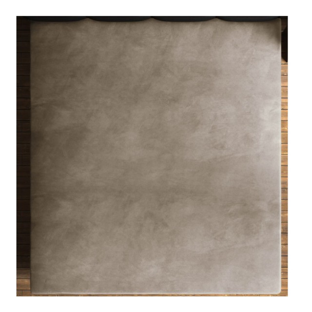 King Size Βελούδινο Σεντόνι με Λάστιχο 180 x 200 cm Χρώματος Taupe Sleeptime 8720578055272