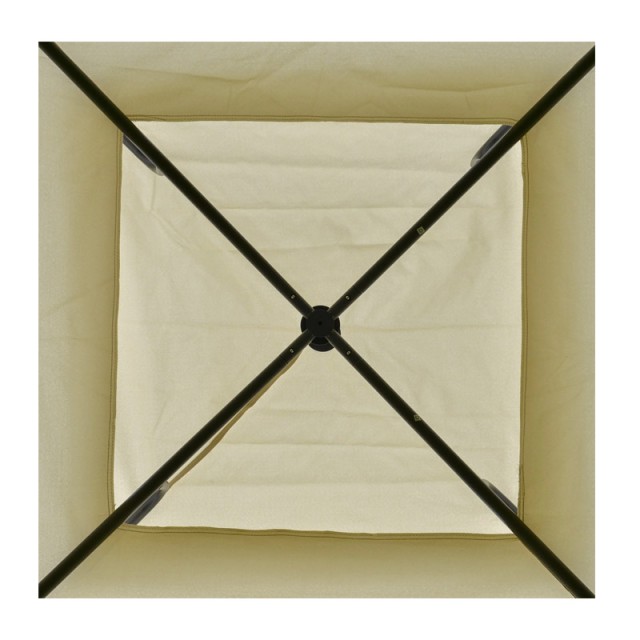 Κιόσκι Κήπου με Μεταλλικό Σκελετό 350 x 350 x 270 cm Outsunny 84C-183BG