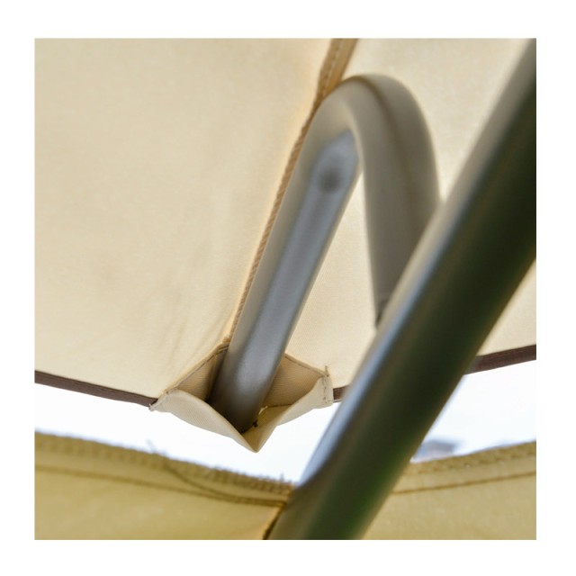 Κιόσκι Κήπου με Μεταλλικό Σκελετό 350 x 350 x 270 cm Outsunny 84C-183BG