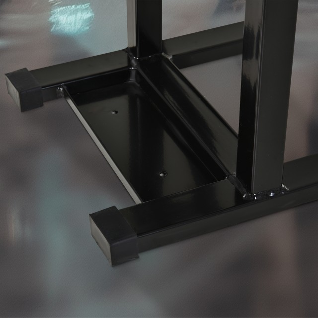 Βάση μοτοσικλετών DURHAND Steel max 150kg με λαστιχένια επιφάνεια και στρόφαλο, 48x34x43 cm, μαύρο C30-011BK