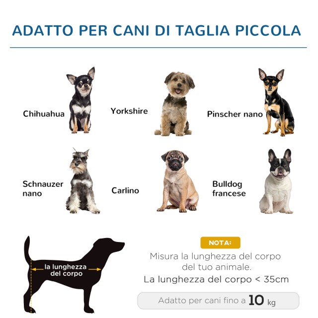 Κρεβάτι PawHut Raised Dog με αναπνεύσιμο κάθισμα, από ατσάλι και ύφασμα, 61x46x18 cm, καφέ και μαύρο D04-067DB