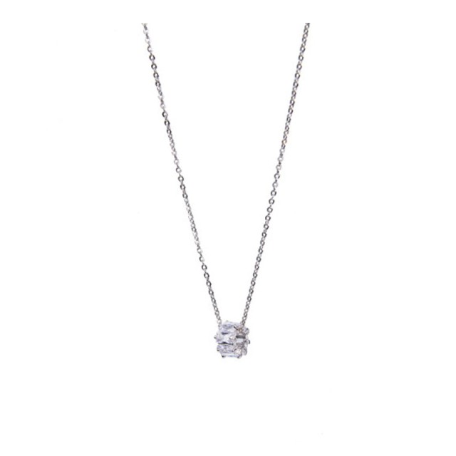 Κολιέ Alevine Jewellery Aimee από Ορείχαλκο με Κρύσταλλα Ζιργκόν 87...