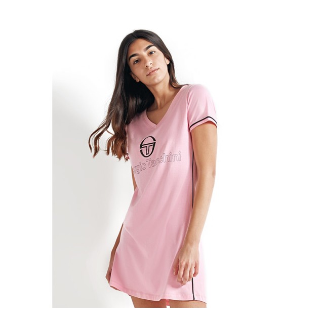 Κοντομάνικο Νυχτικό Sergio Tacchini Χρώματος Ροζ VE34210-AS-PINK