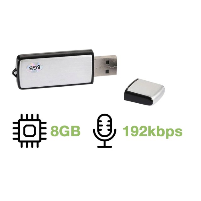 Κοριός Παρακολούθησης USB Stick 8 GB Verk Group 5907451334492