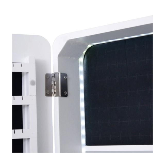 Κοσμηματοθήκη Μπιζουτιέρα με Ολόσωμο Καθρέφτη και LED Φωτισμό 30 x ...